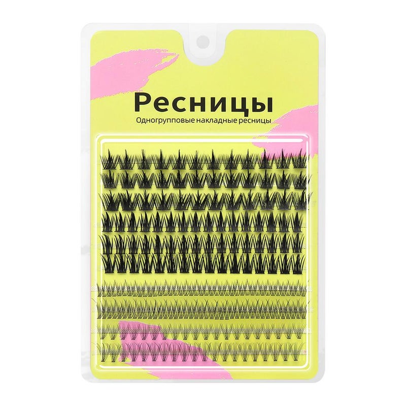 Russian single-cluster false eyelashes, artificial mink eyelashes, beauty and health professional makeup tools